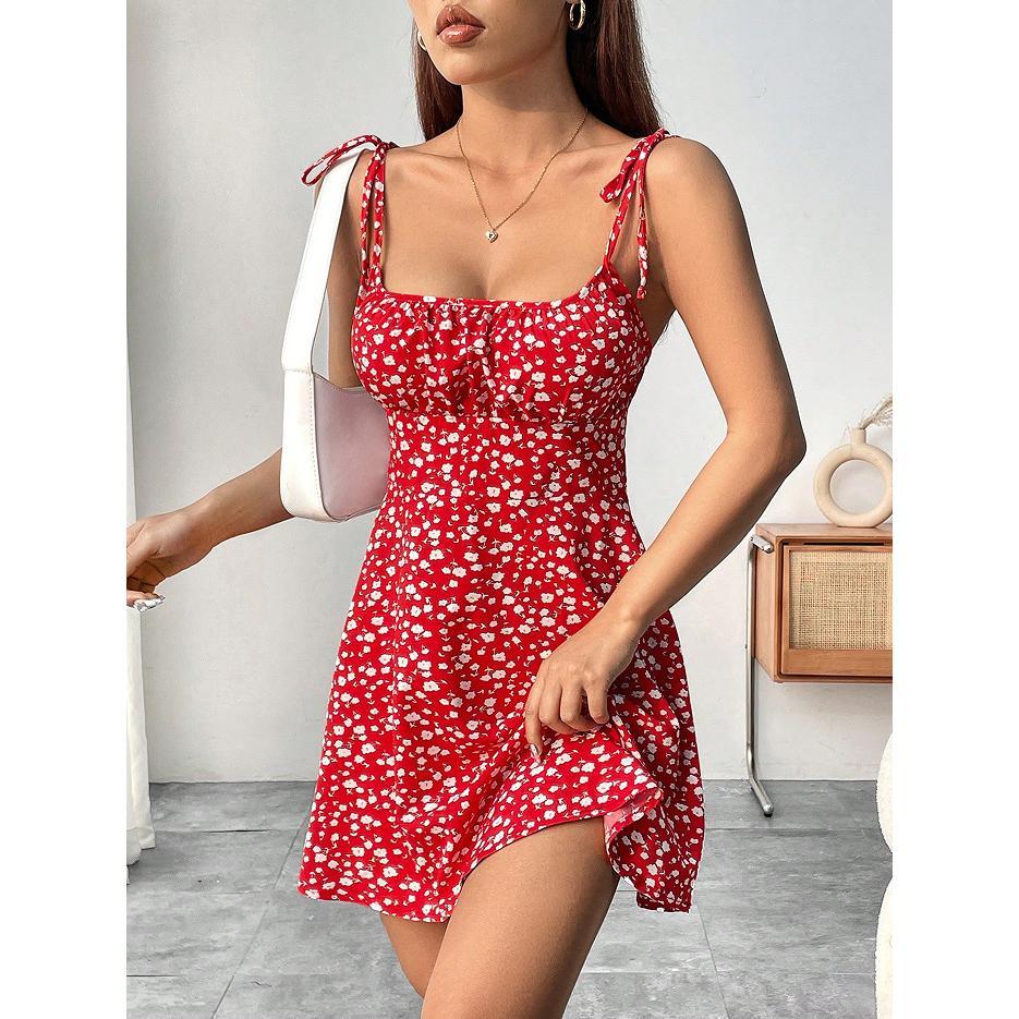 SVCM000096  Sweet mini halter dress for women