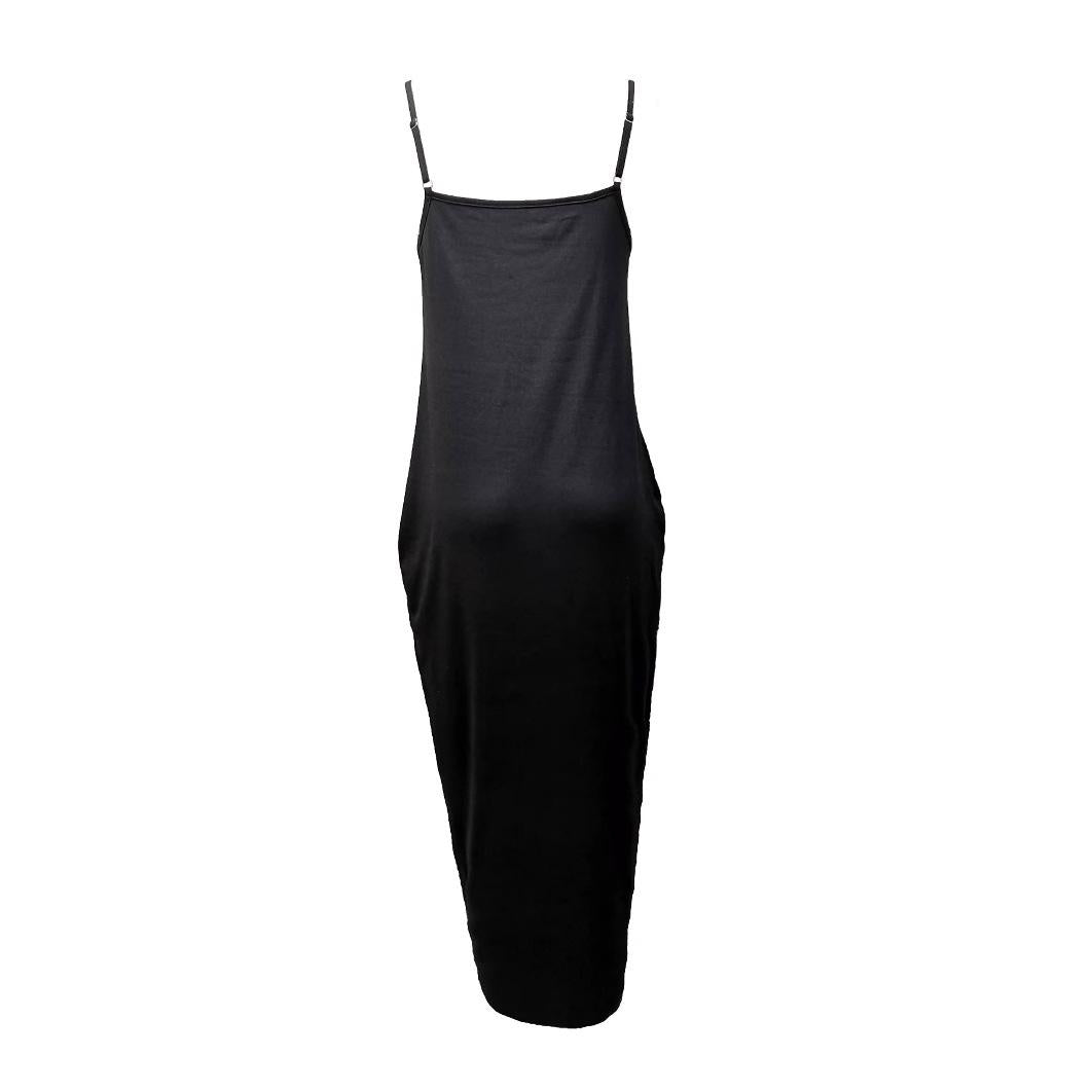 SVCD000068 Casual dress, solid-color halter dress from Europe and America