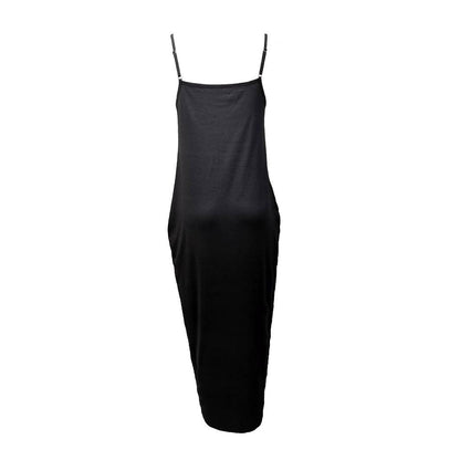 SVCD000068 Casual dress, solid-color halter dress from Europe and America