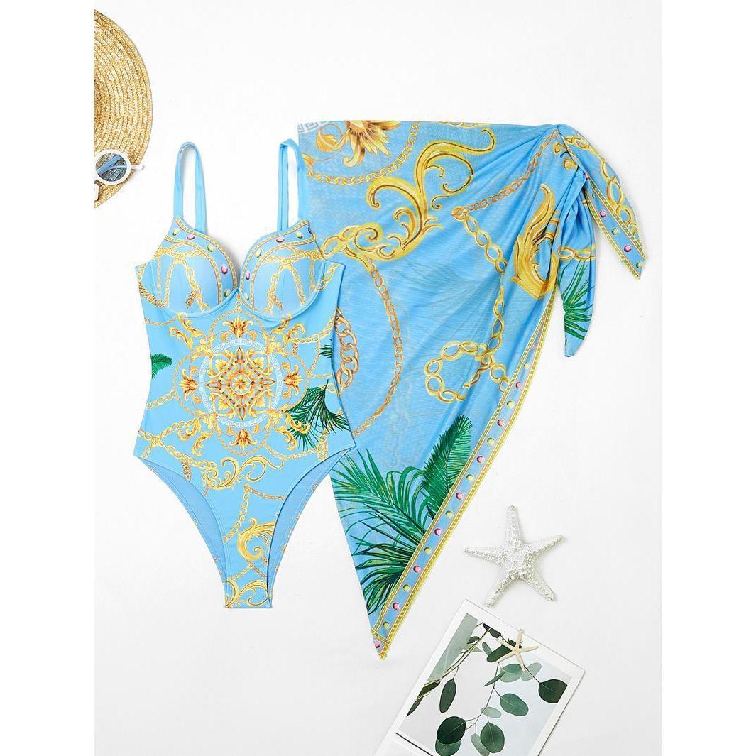 SVCSM000011 Two-piece swimsuit, high-waisted swimsuit, bikini set