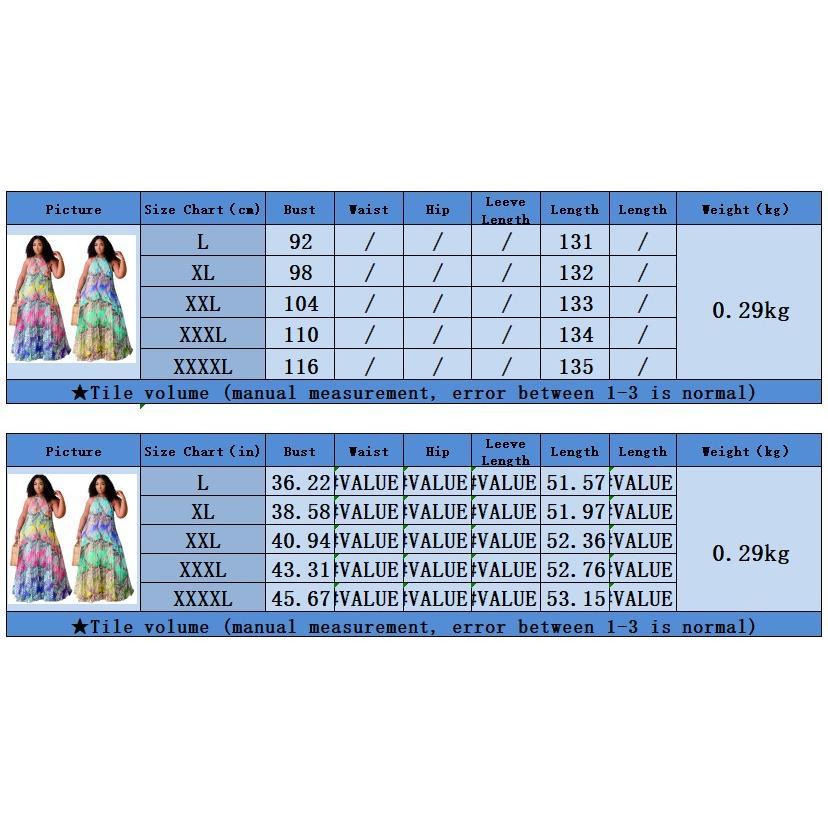 SVCD000067 Digital print fashion style large skirt dress, plus-size women's clothing
