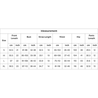 SVCP000033 Two-piece set of pajamas, feminine spaghetti-strap short pajama pants and home wear