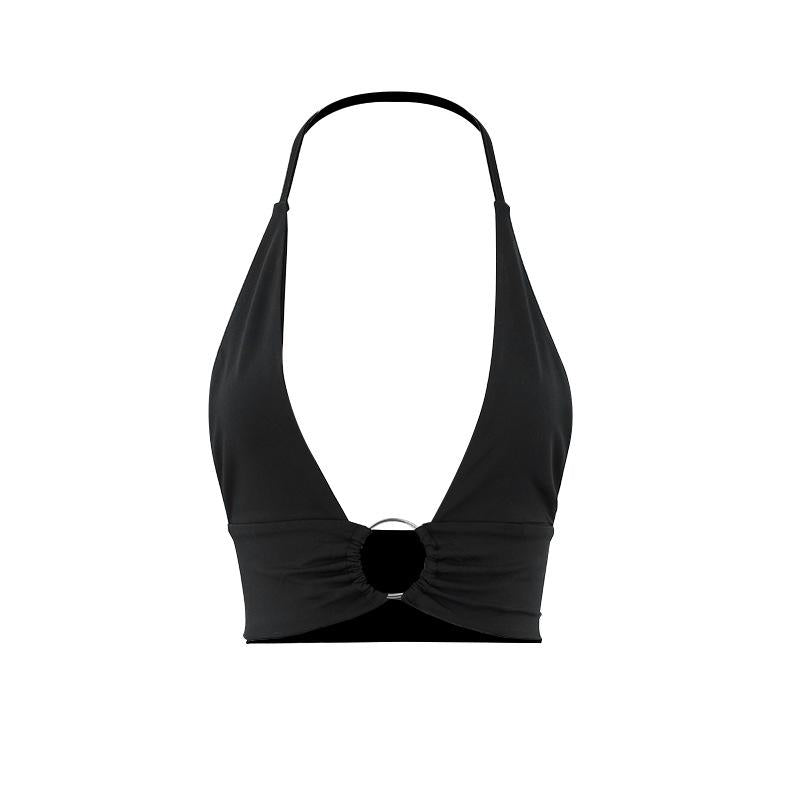 SVCT000104 Summer fashion women's wear: A sexy little vest for women, paired with a sweet and cool solid-colored tight-fitting top