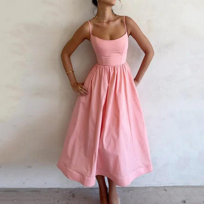 SVCD000100 Women Strapless Ruched High Waist Wrap Split Asymmetrical Beach Maxi Long Dress