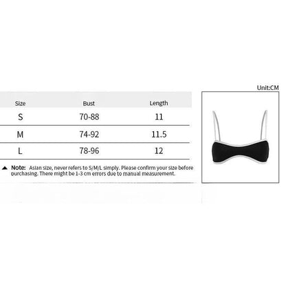 SVCST000050 Sexy color-blocking, ultra-short inner top with a halter top, a stylish and versatile crop top that exposes the navel