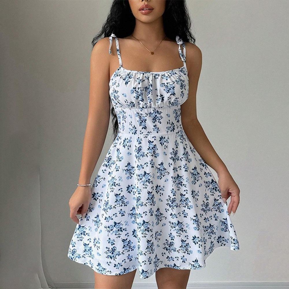 SVCM000096  Sweet mini halter dress for women